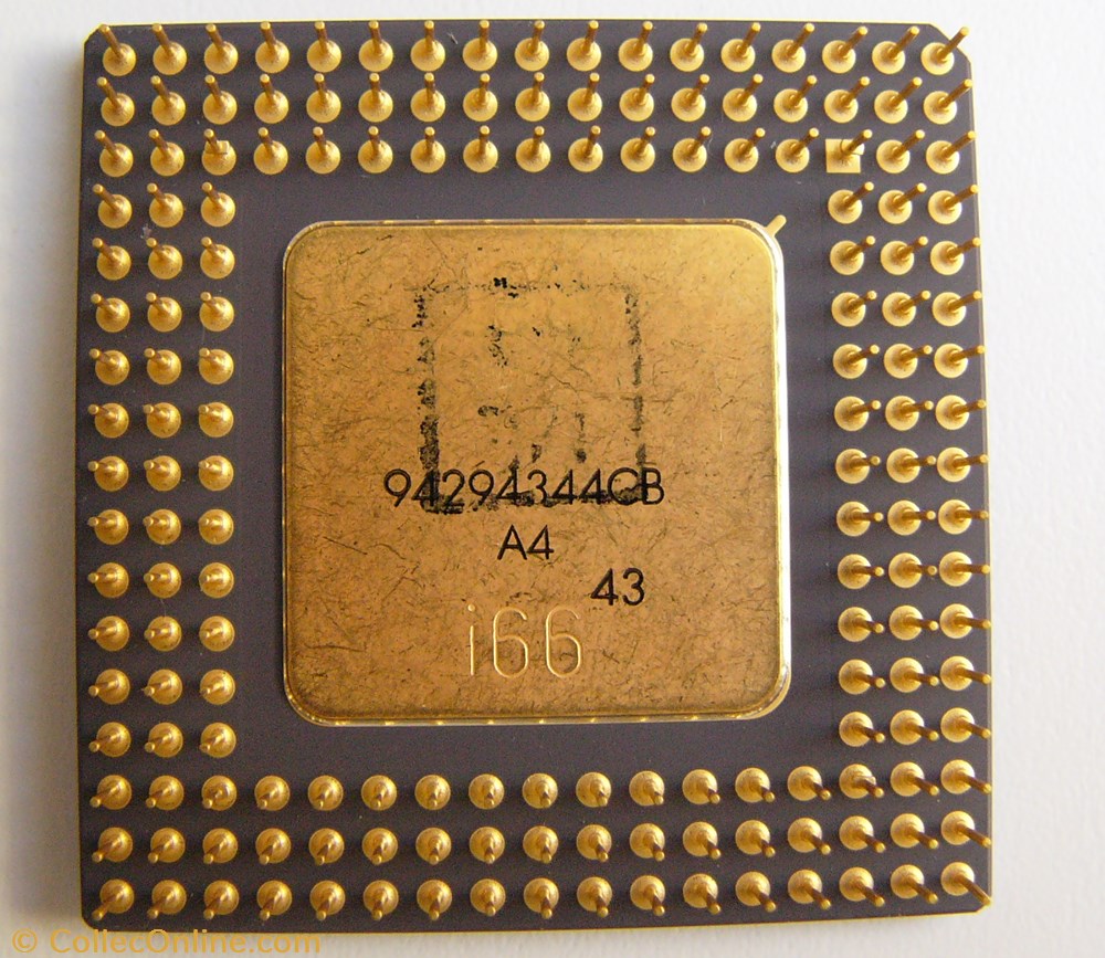 Intel 80486 DX2 informatique composant processeur intel 80486 dx2