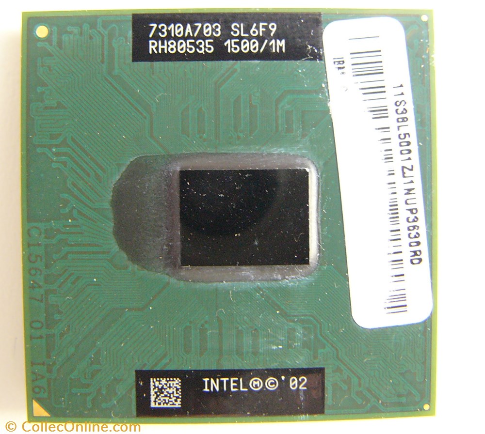 Intel Pentium M informatique composant processeur intel pentium m
