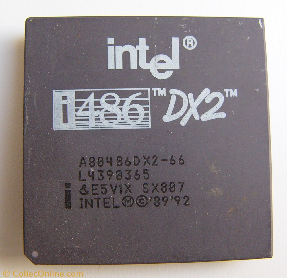 Intel 80486 DX2 informatique composant processeur intel 80486 dx2