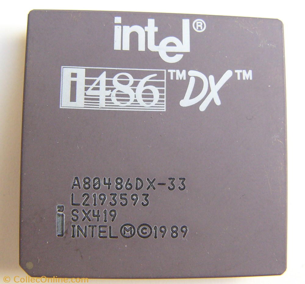 Intel 80486DX informatique composant processeur intel 80486dx