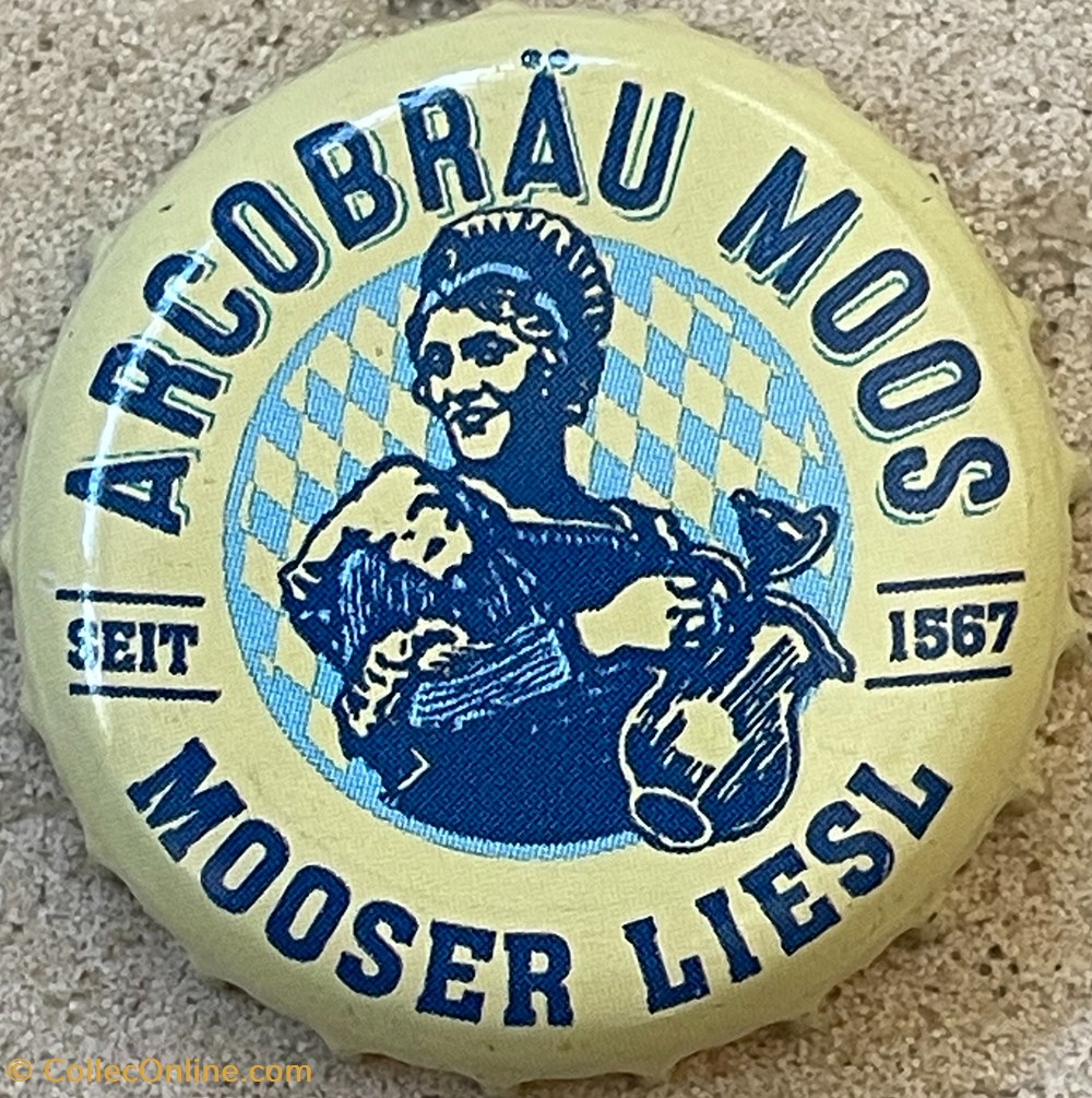 Mooser Liesl tampinhas de garrafas cerveja alemanha mooser liesl