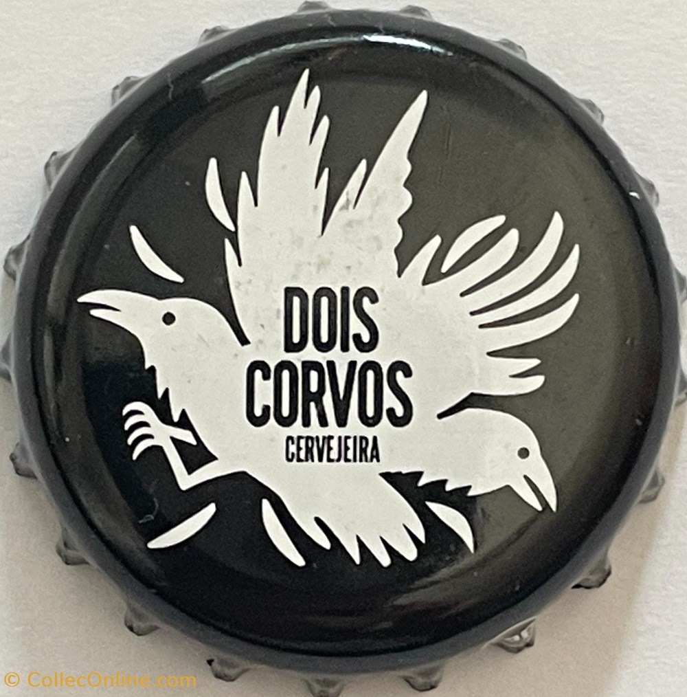 Dois Corvos tampinhas de garrafas cerveja portugal dois corvos