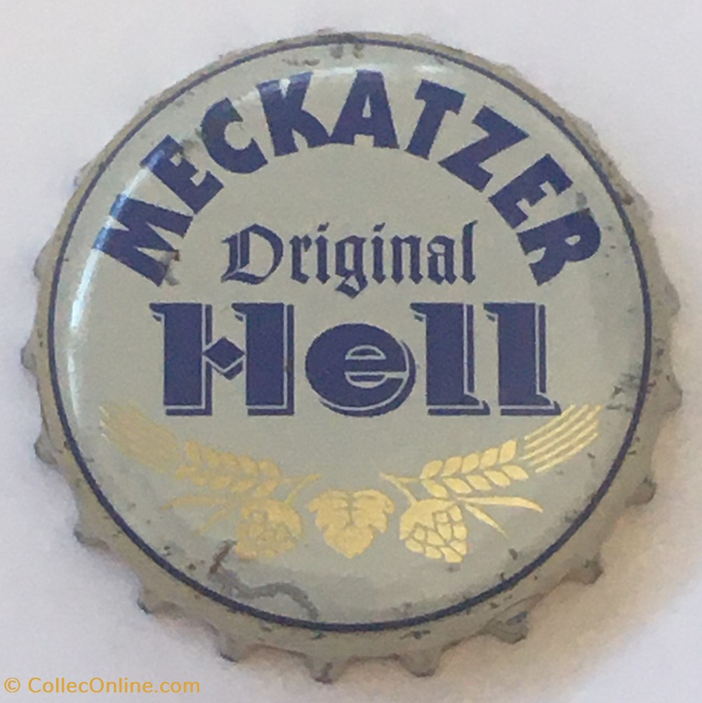 Meckatzer tampinhas de garrafas cerveja alemanha meckatzer