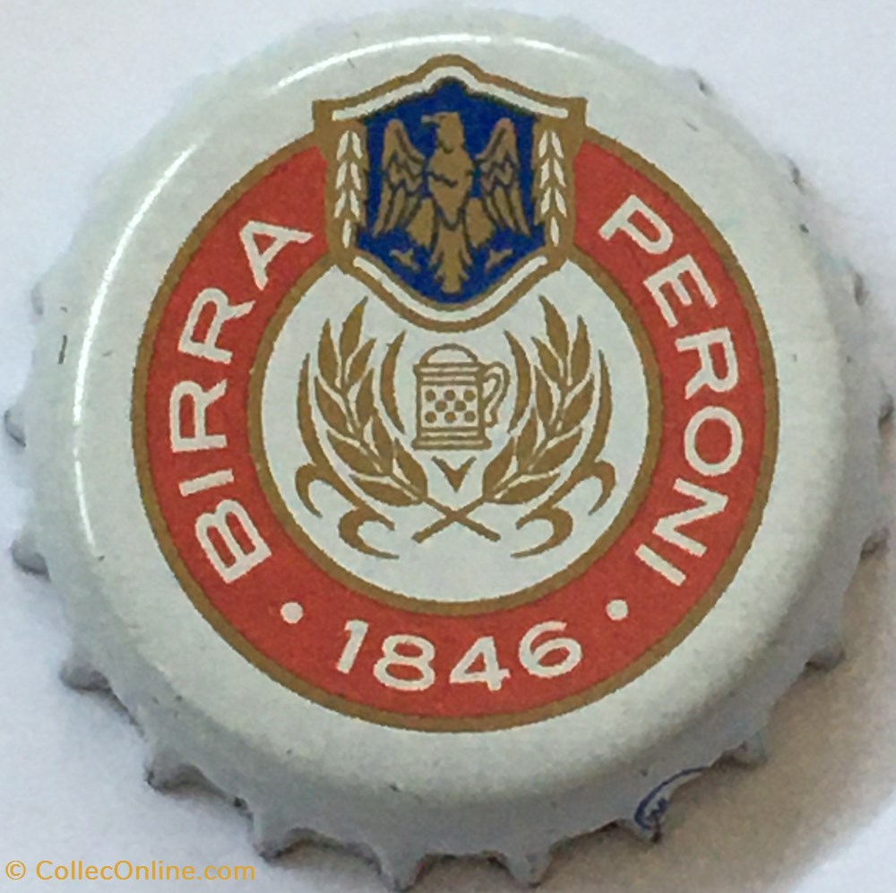 tampinhas de garrafas cerveja italia peroni