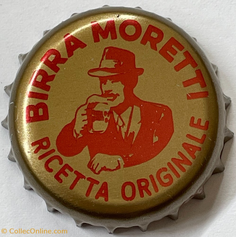 tampinhas de garrafas cerveja italia birra moretti