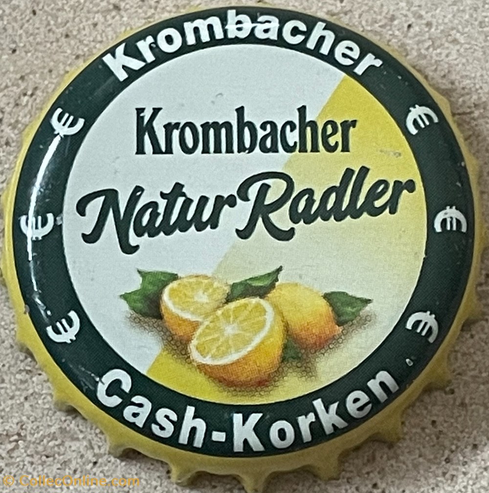 tampinhas de garrafas cerveja alemanha krombacher