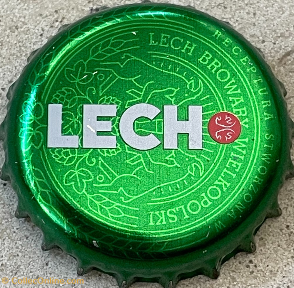 tampinhas de garrafas cerveja polonia lech