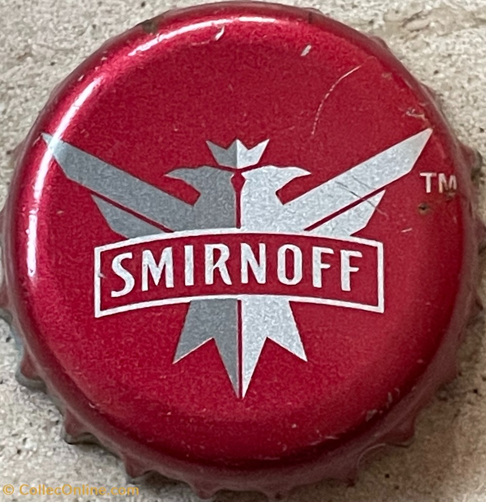 tampinhas de garrafas refrigerante e outras bebidas smirnoff