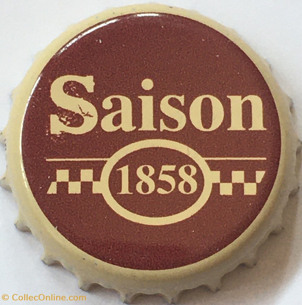 1858 tampinhas de garrafas cerveja belgica 1858