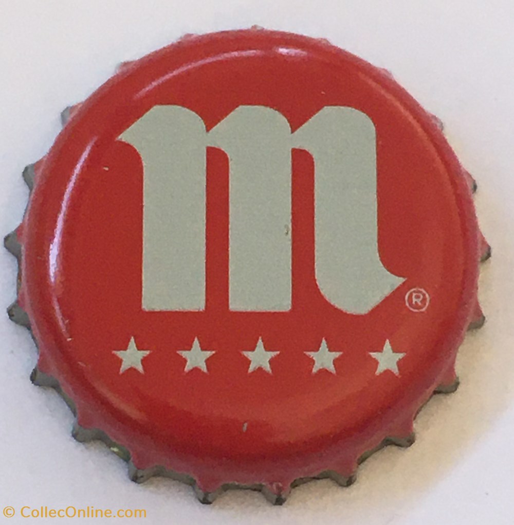 Mahou tampinhas de garrafas cerveja espanha mahou