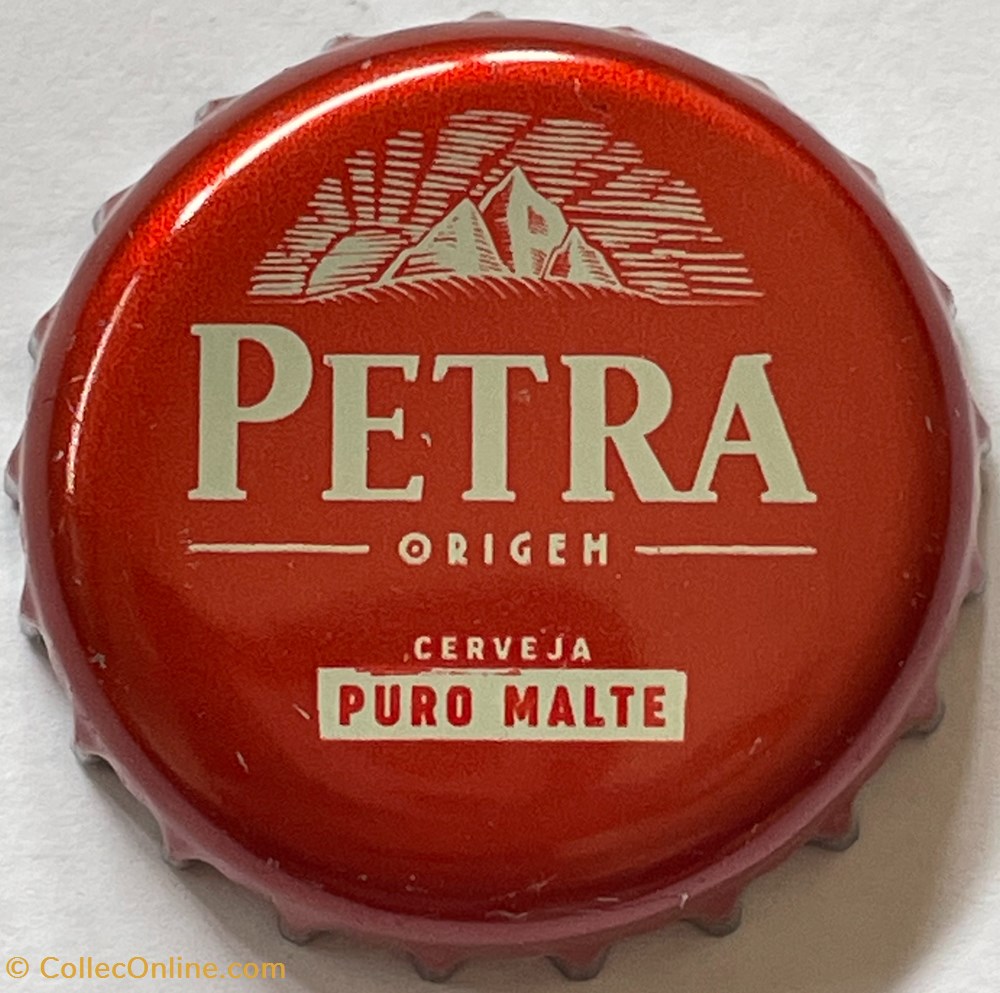 tampinhas de garrafas cerveja brasil petra