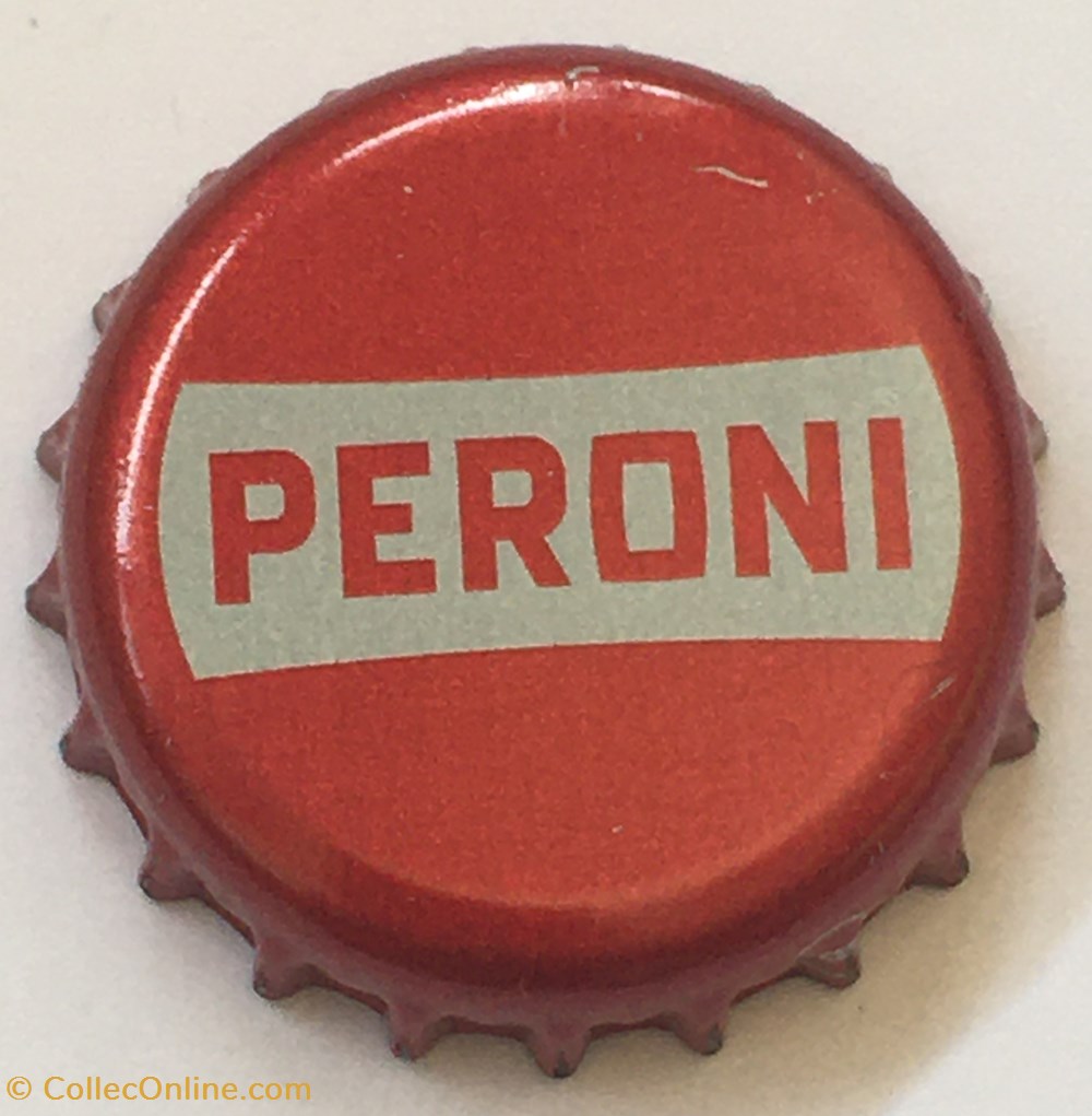 tampinhas de garrafas cerveja italia peroni
