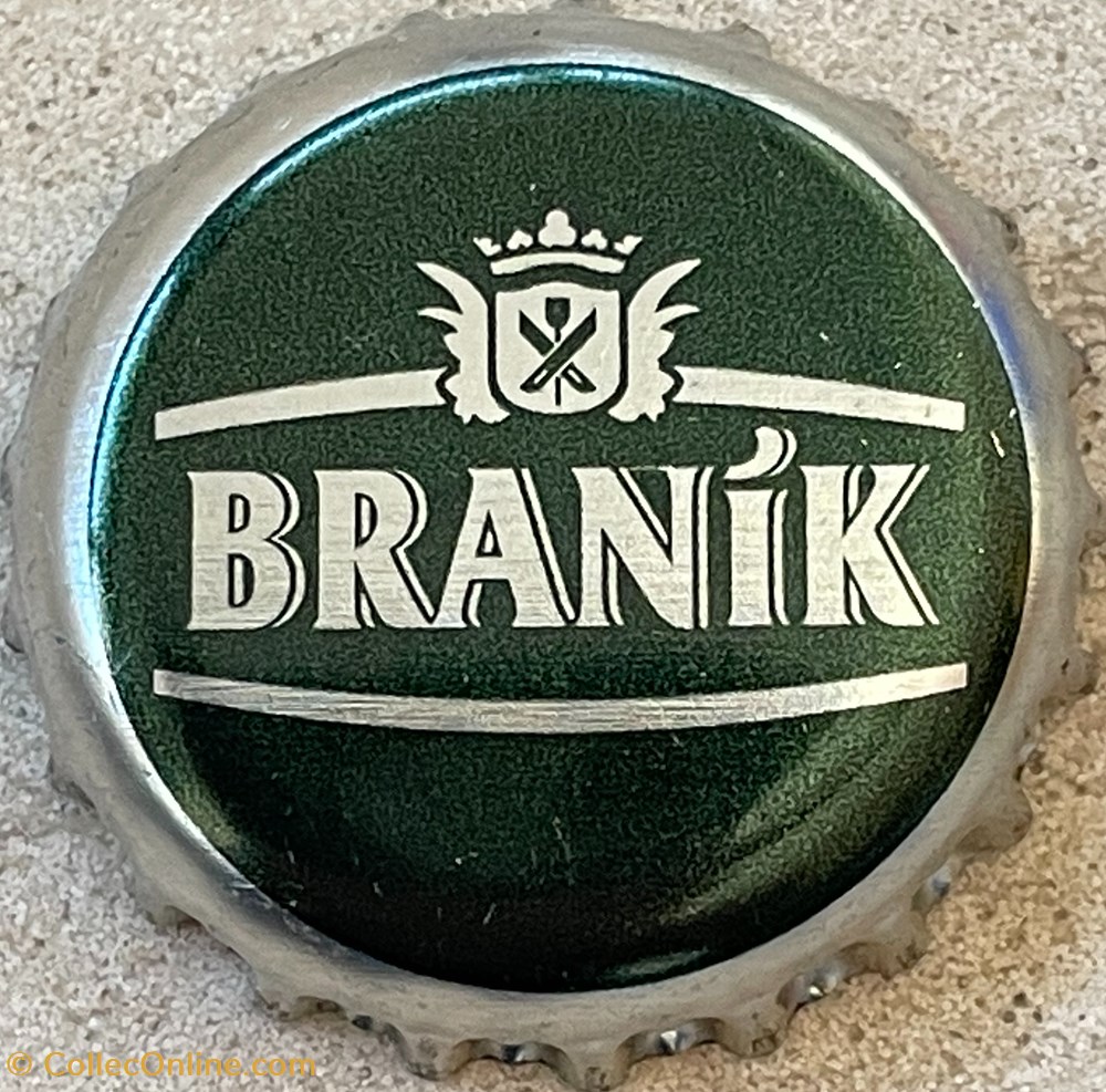 tampinhas de garrafas cerveja republica checa branik