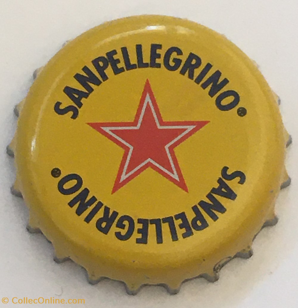 Sanpellegrino tampinhas de garrafas refrigerante outras bebidas sanpellegrino
