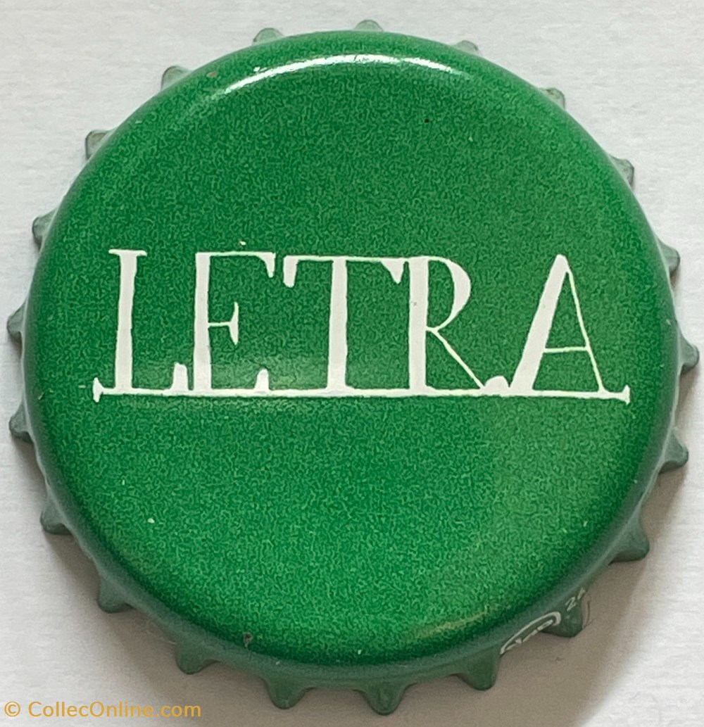 Letra tampinhas de garrafas cerveja portugal letra