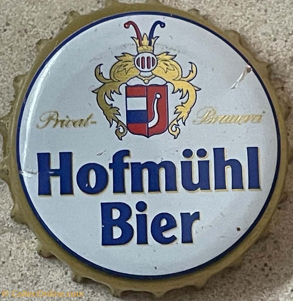 Hofmühl tampinhas de garrafas cerveja alemanha hofmuhl