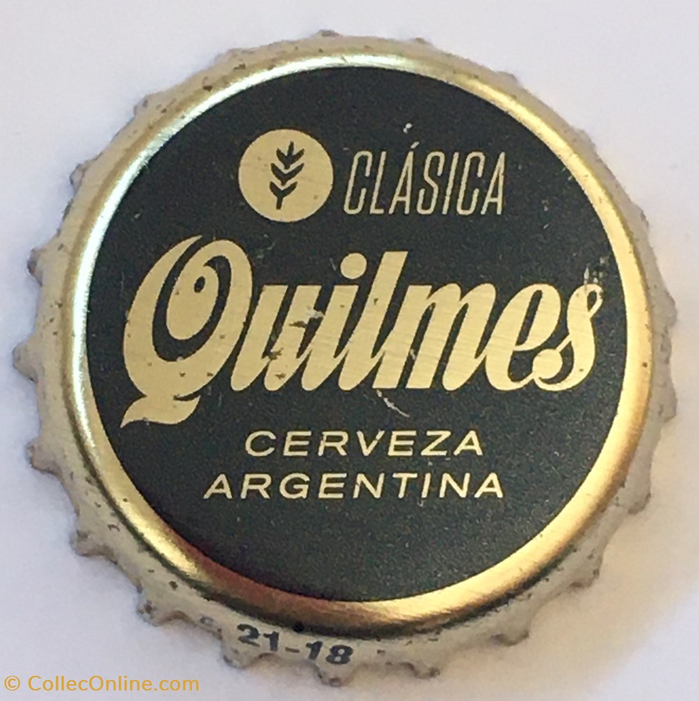 tampinhas de garrafas cerveja argentina quilmes
