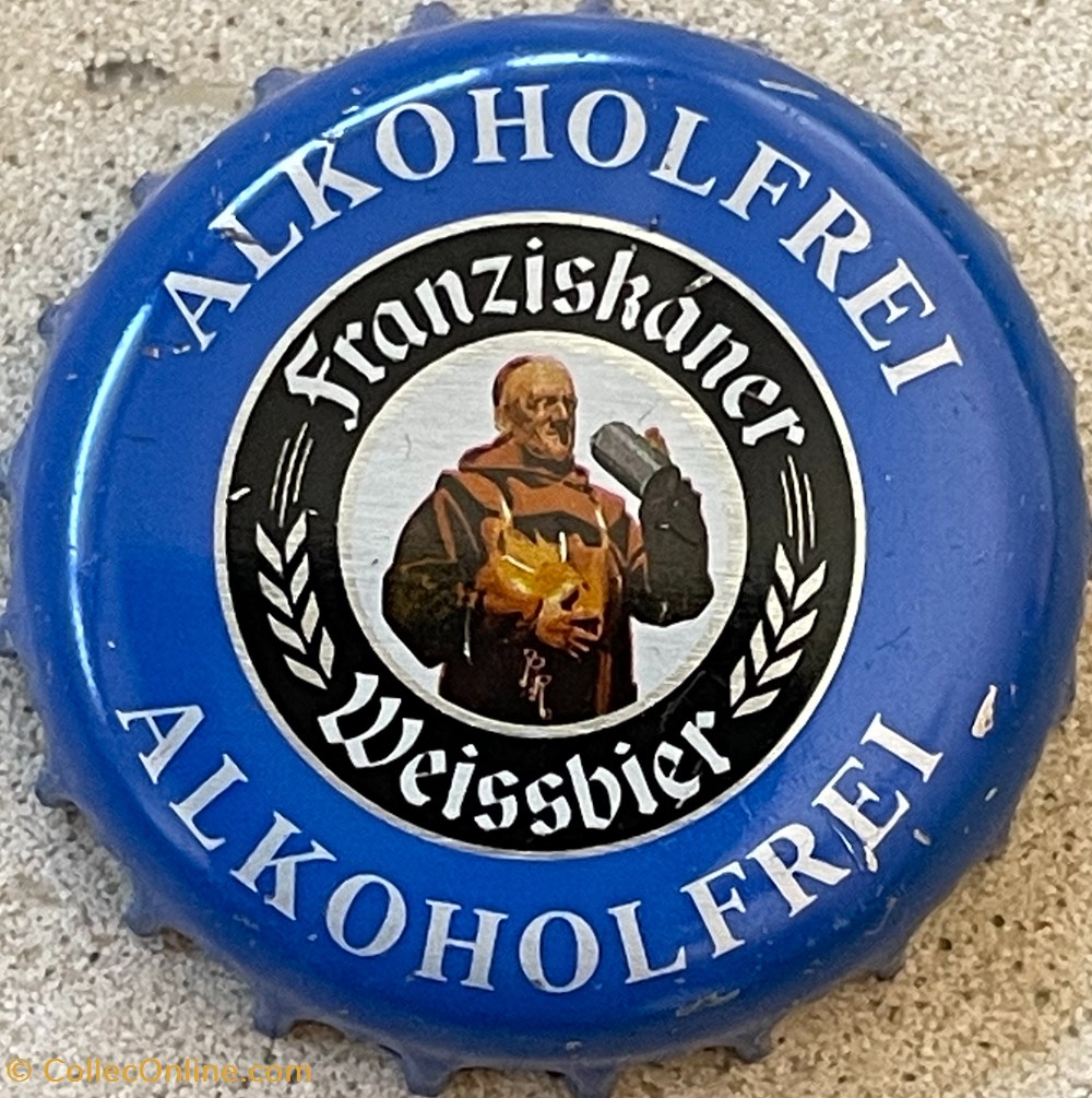 tampinhas de garrafas cerveja alemanha franziskaner