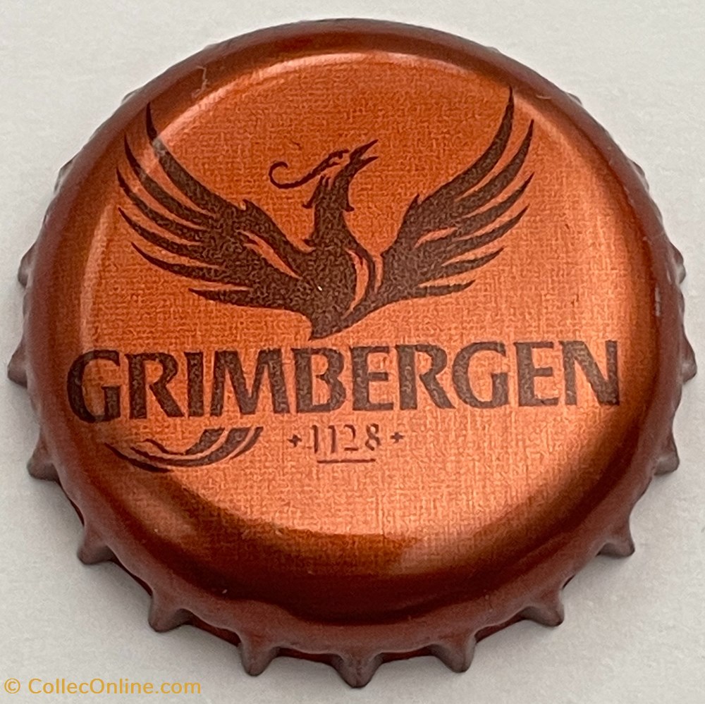 tampinhas de garrafas cerveja belgica grimbergen