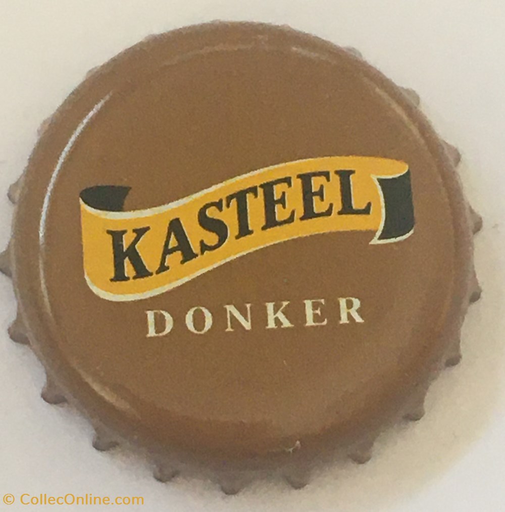 tampinhas de garrafas cerveja belgica kasteel