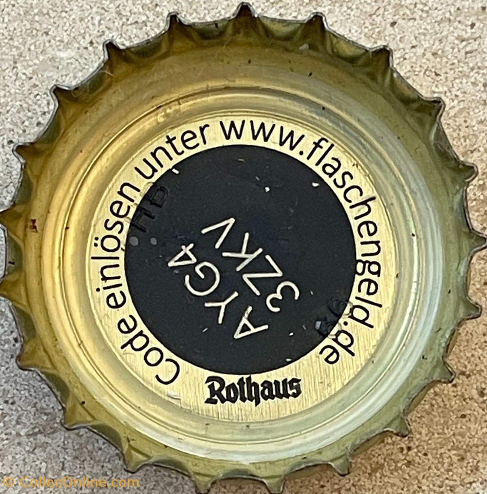 tampinhas de garrafas cerveja alemanha rothaus