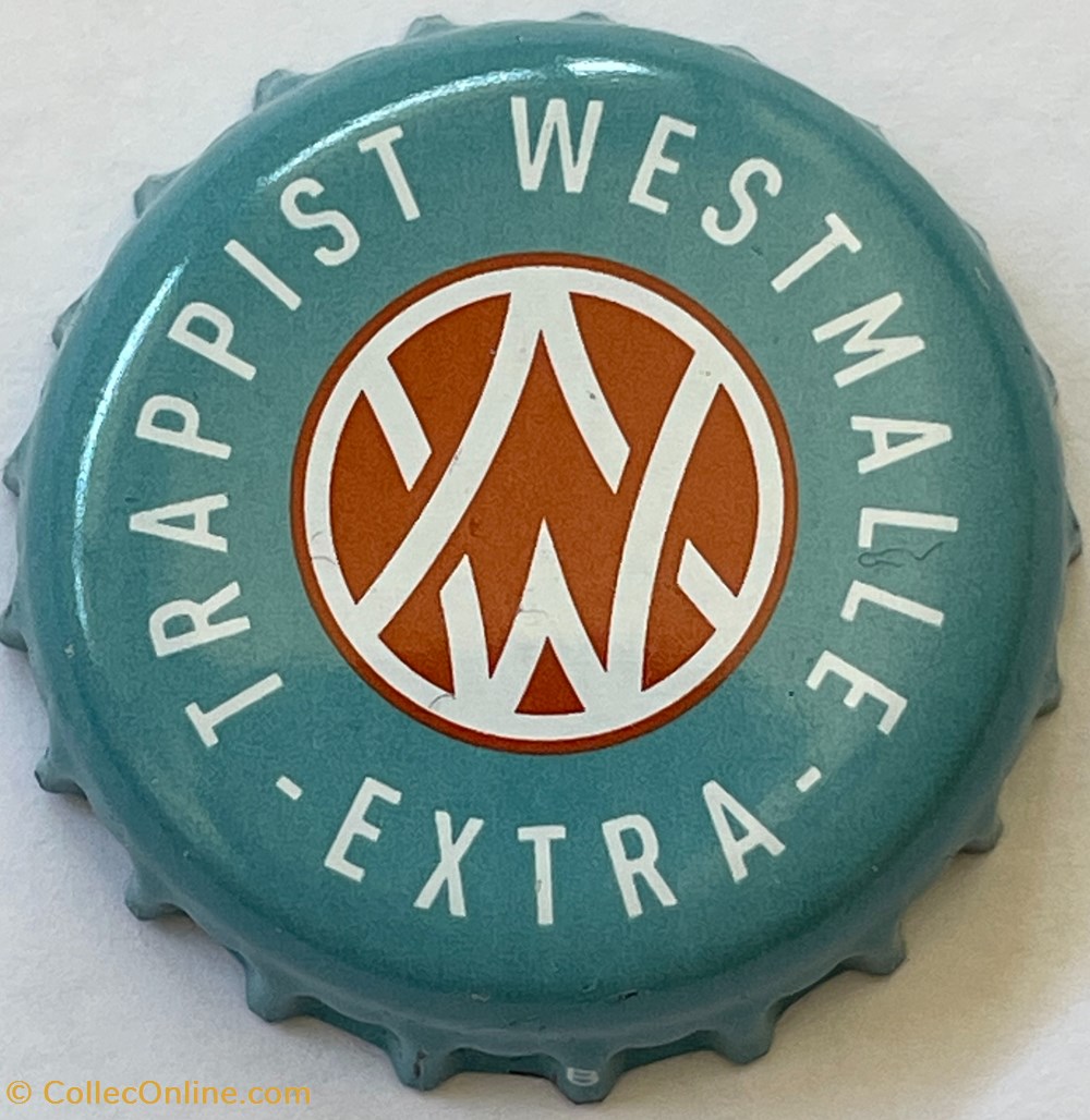 tampinhas de garrafas cerveja belgica westmalle