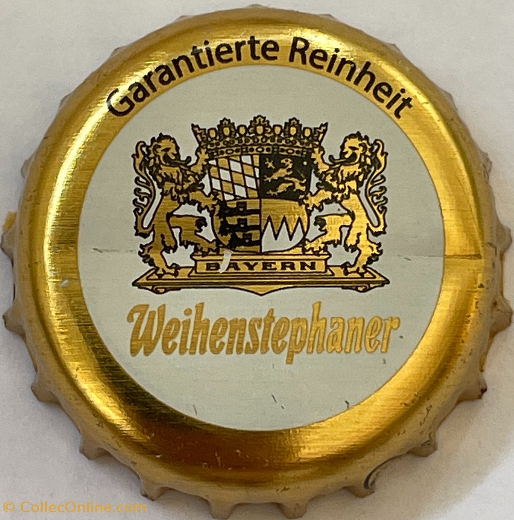 Weihenstephaner tampinhas de garrafas cerveja alemanha weihenstephaner