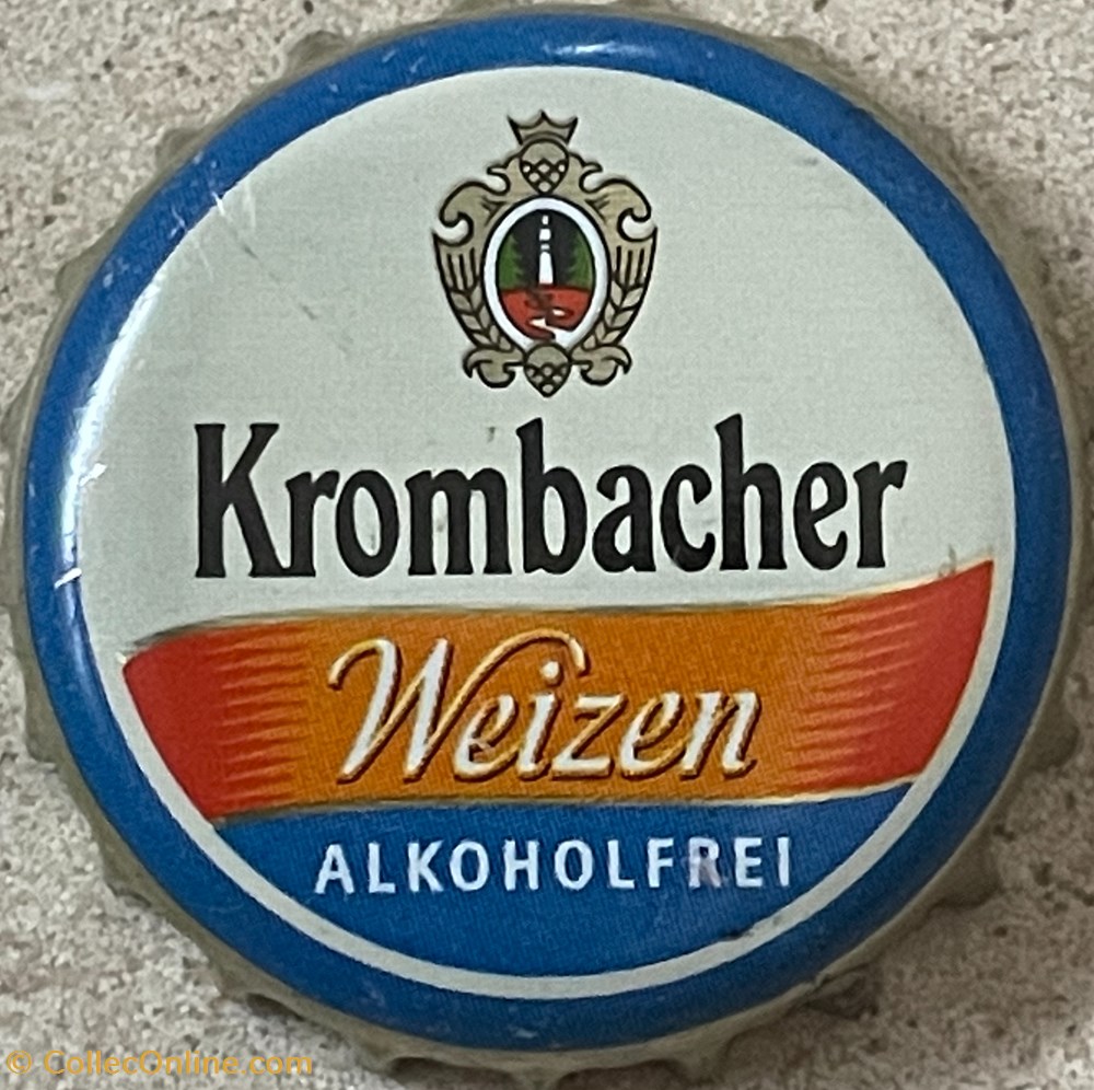 tampinhas de garrafas cerveja alemanha krombacher