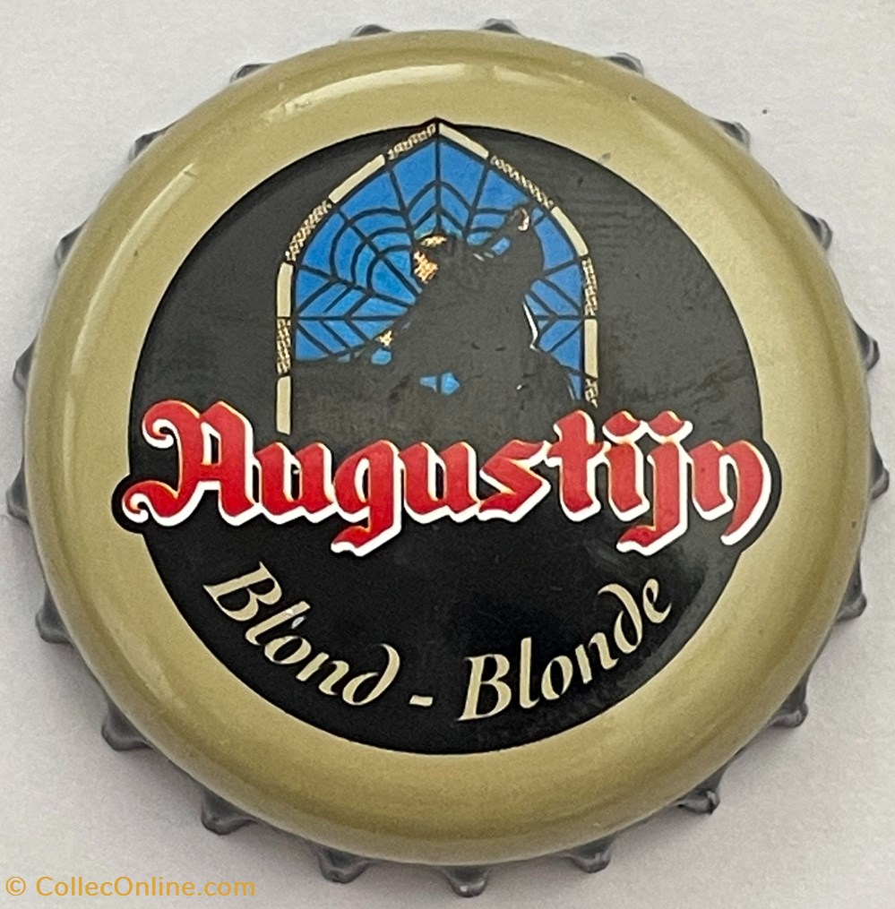 tampinhas de garrafas cerveja belgica augustijn