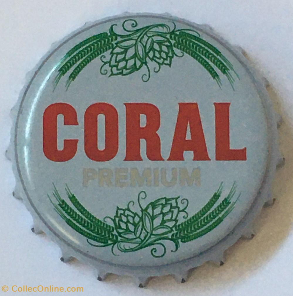 tampinhas de garrafas cerveja portugal coral