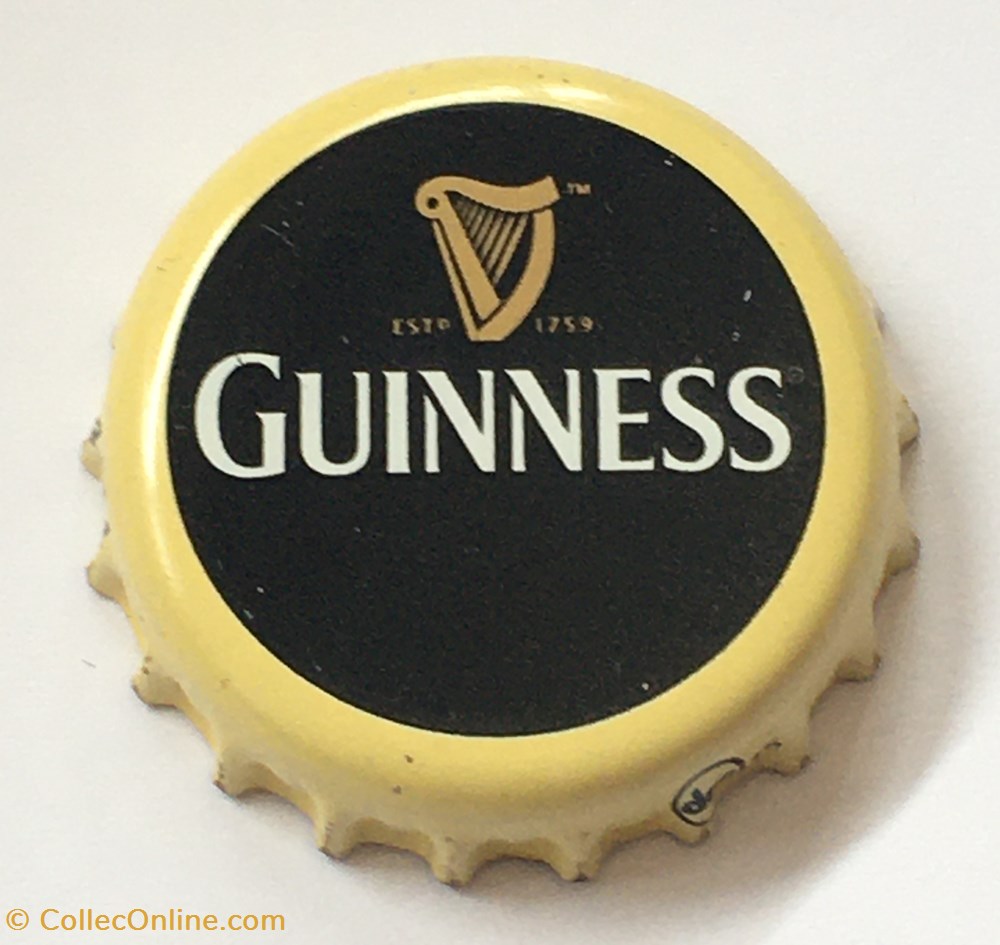 tampinhas de garrafas cerveja irlanda guinness