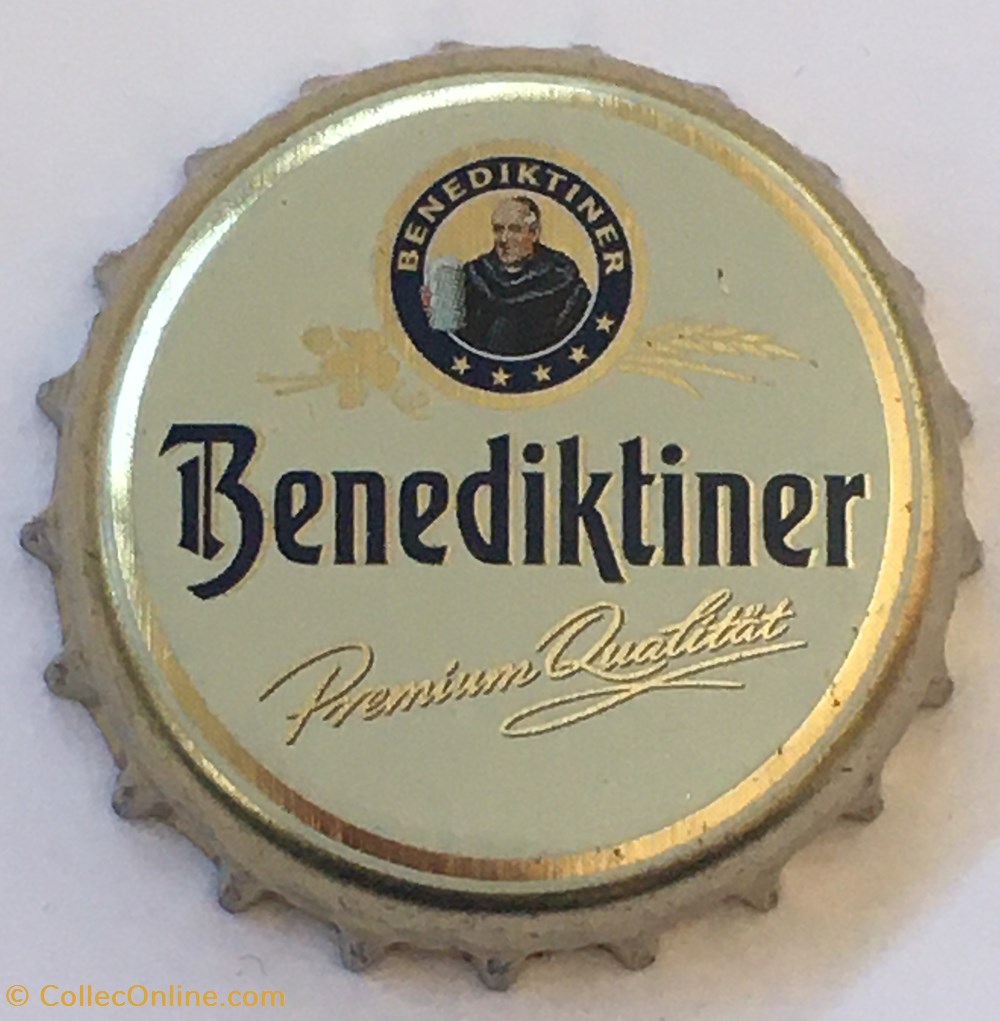 Benediktiner tampinhas de garrafas cerveja alemanha benediktiner