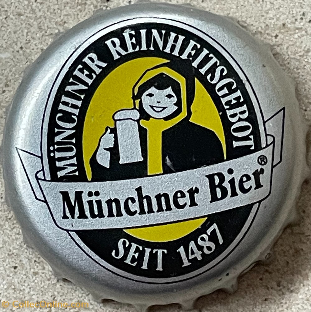 Münchner tampinhas de garrafas cerveja alemanha munchner
