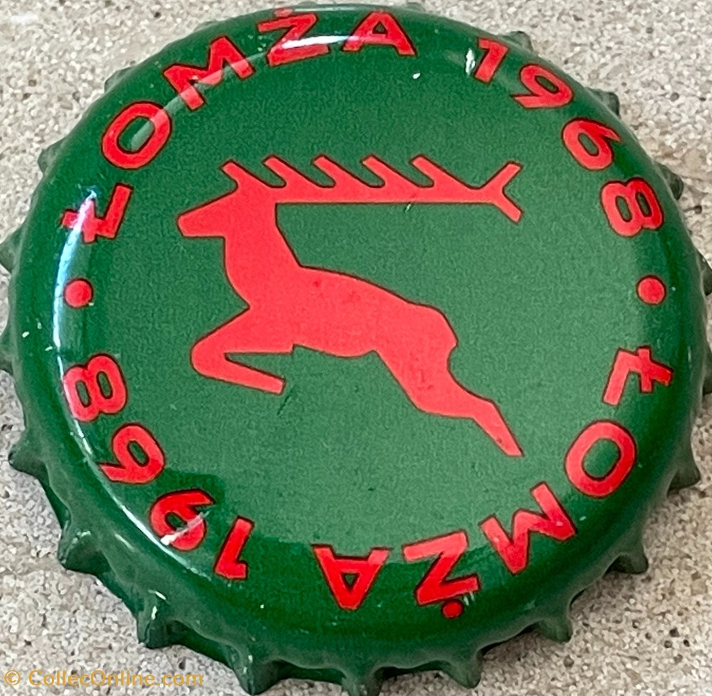 Lomza tampinhas de garrafas cerveja polonia lomza
