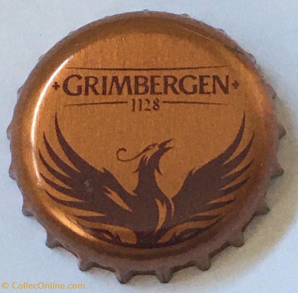 tampinhas de garrafas cerveja belgica grimbergen