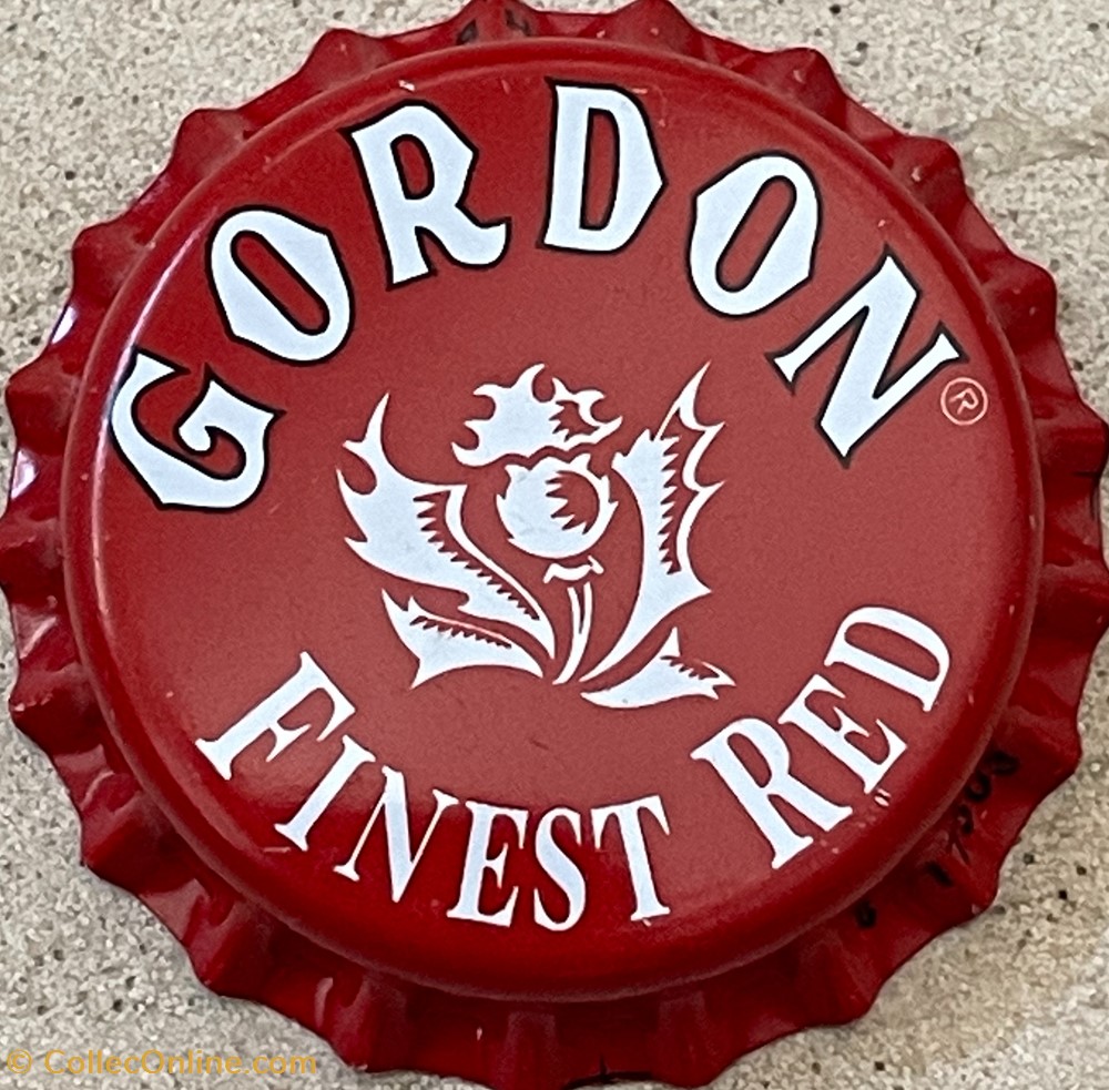 tampinhas de garrafas cerveja belgica gordon