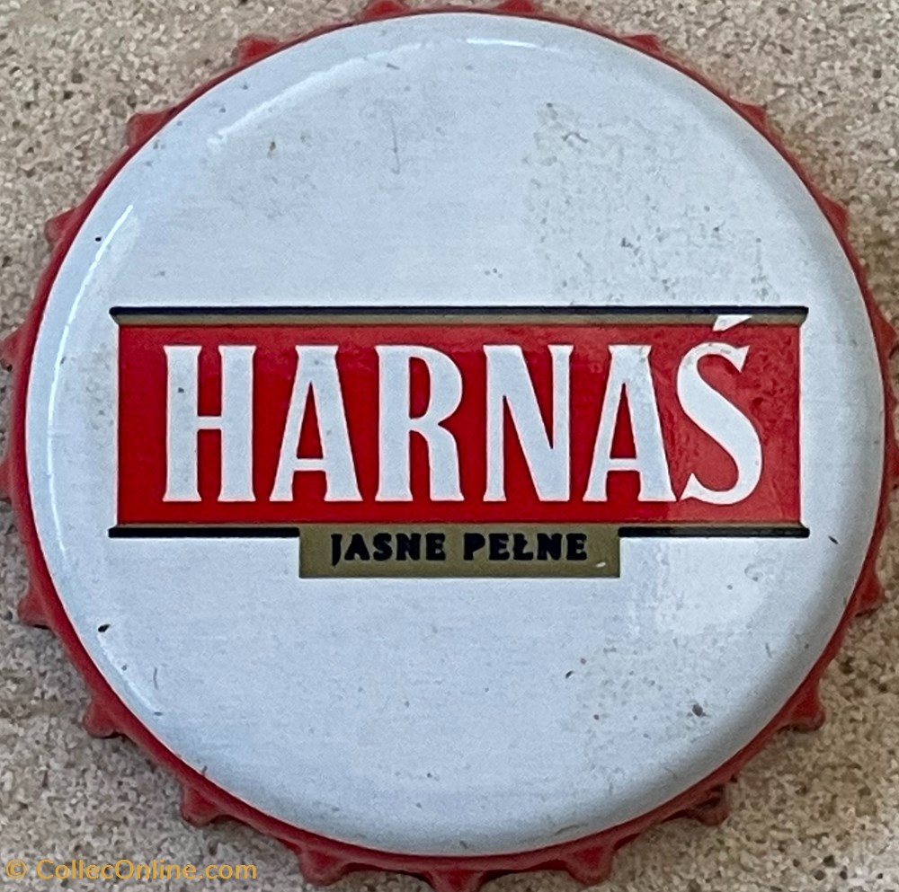 Harnas tampinhas de garrafas cerveja polonia harnas
