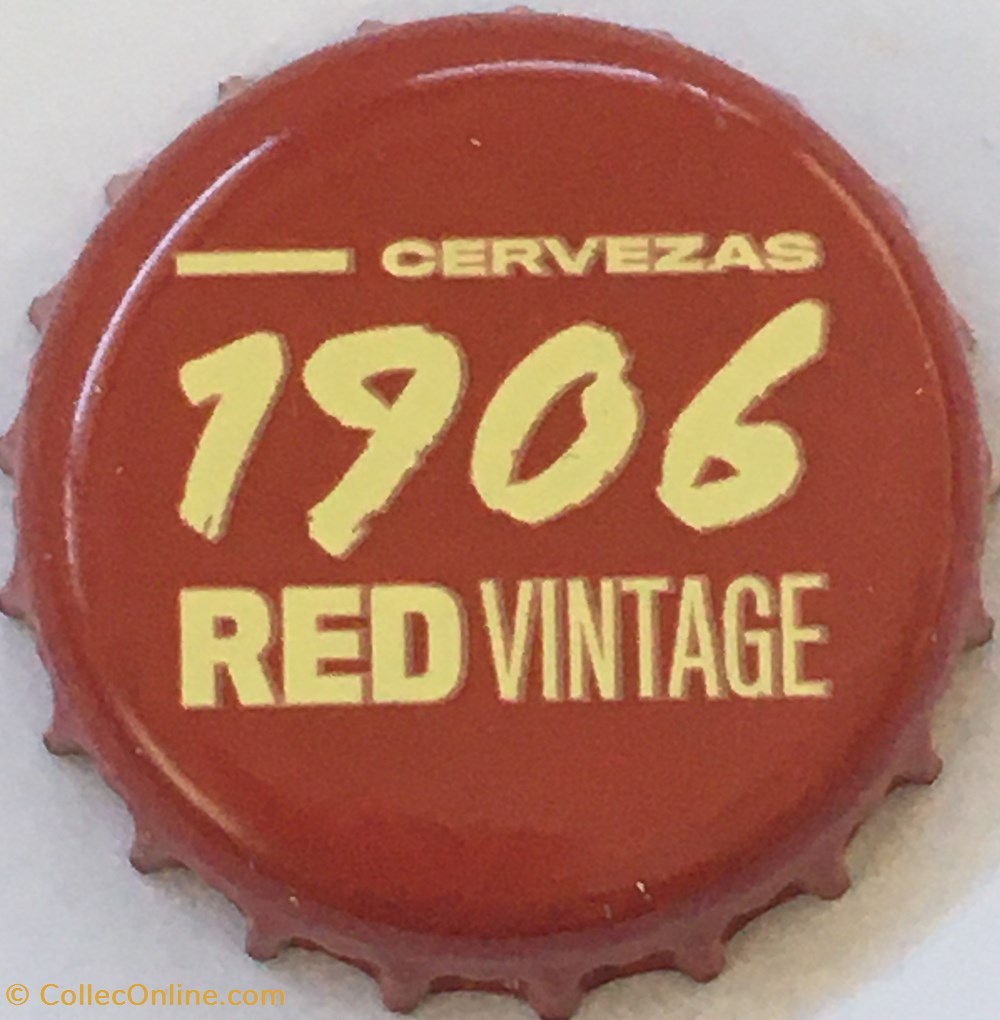 1906 tampinhas de garrafas cerveja espanha 1906