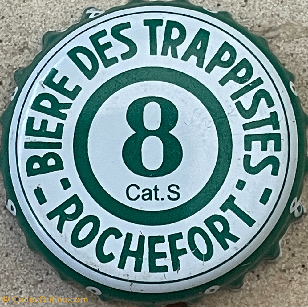 tampinhas de garrafas cerveja belgica trappistes rochefort