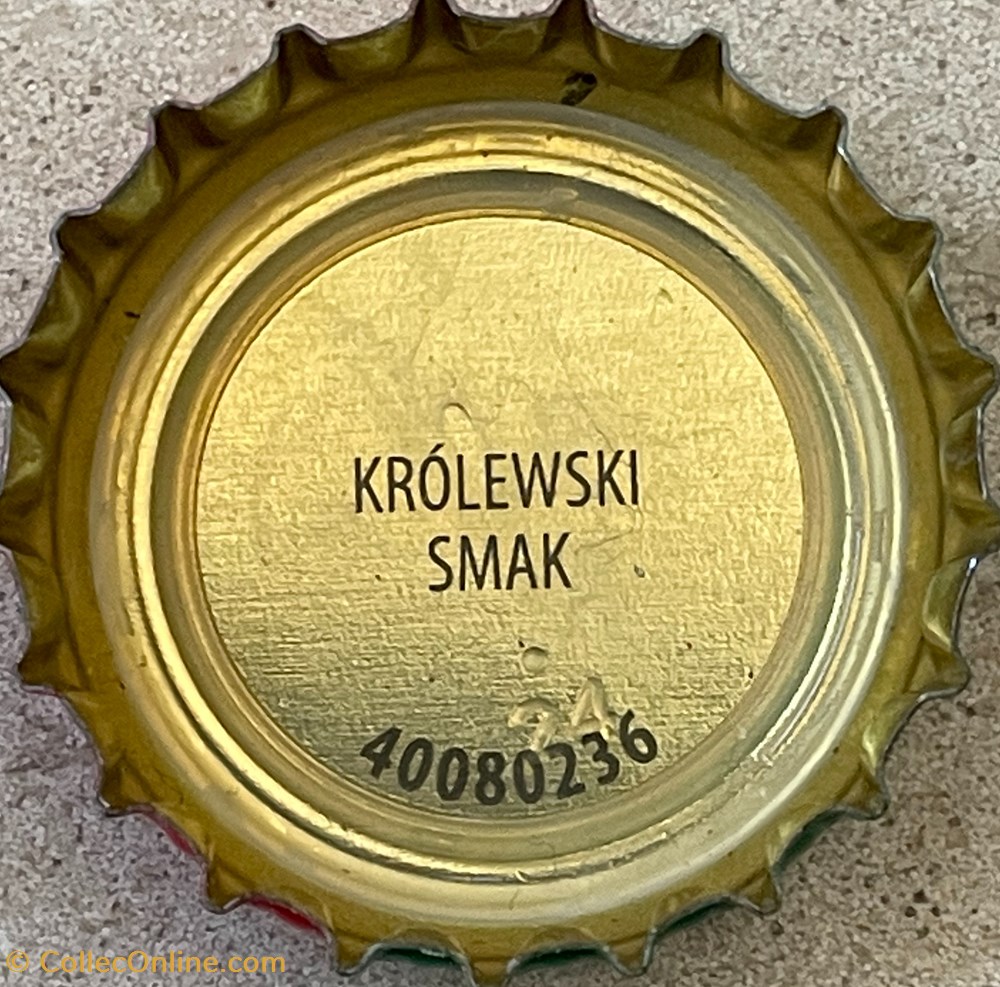 tampinhas de garrafas cerveja polonia krolewskie