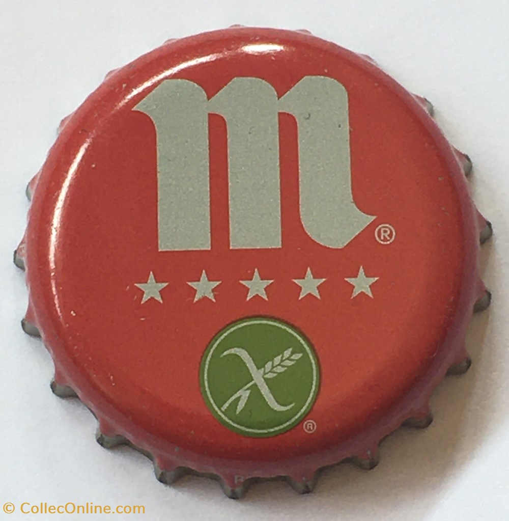 Mahou tampinhas de garrafas cerveja espanha mahou