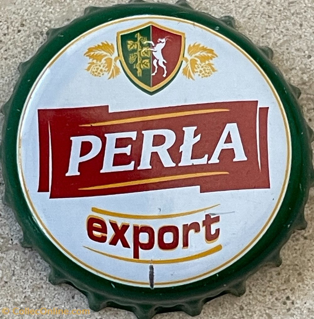 tampinhas de garrafas cerveja polonia perla