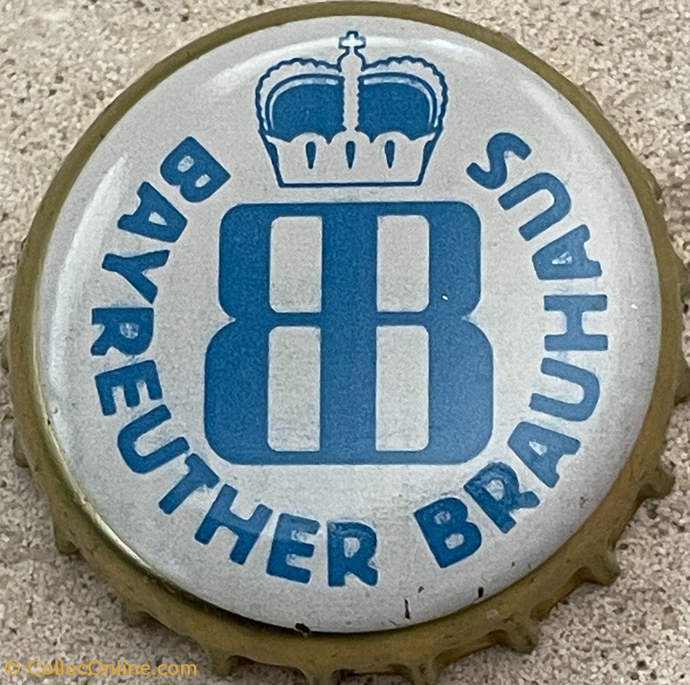 tampinhas de garrafas cerveja alemanha bayreuther