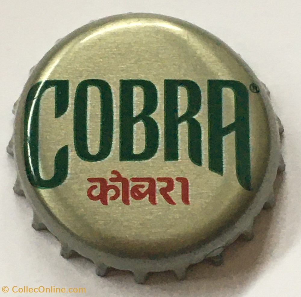 Cobra tampinhas de garrafas cerveja india cobra