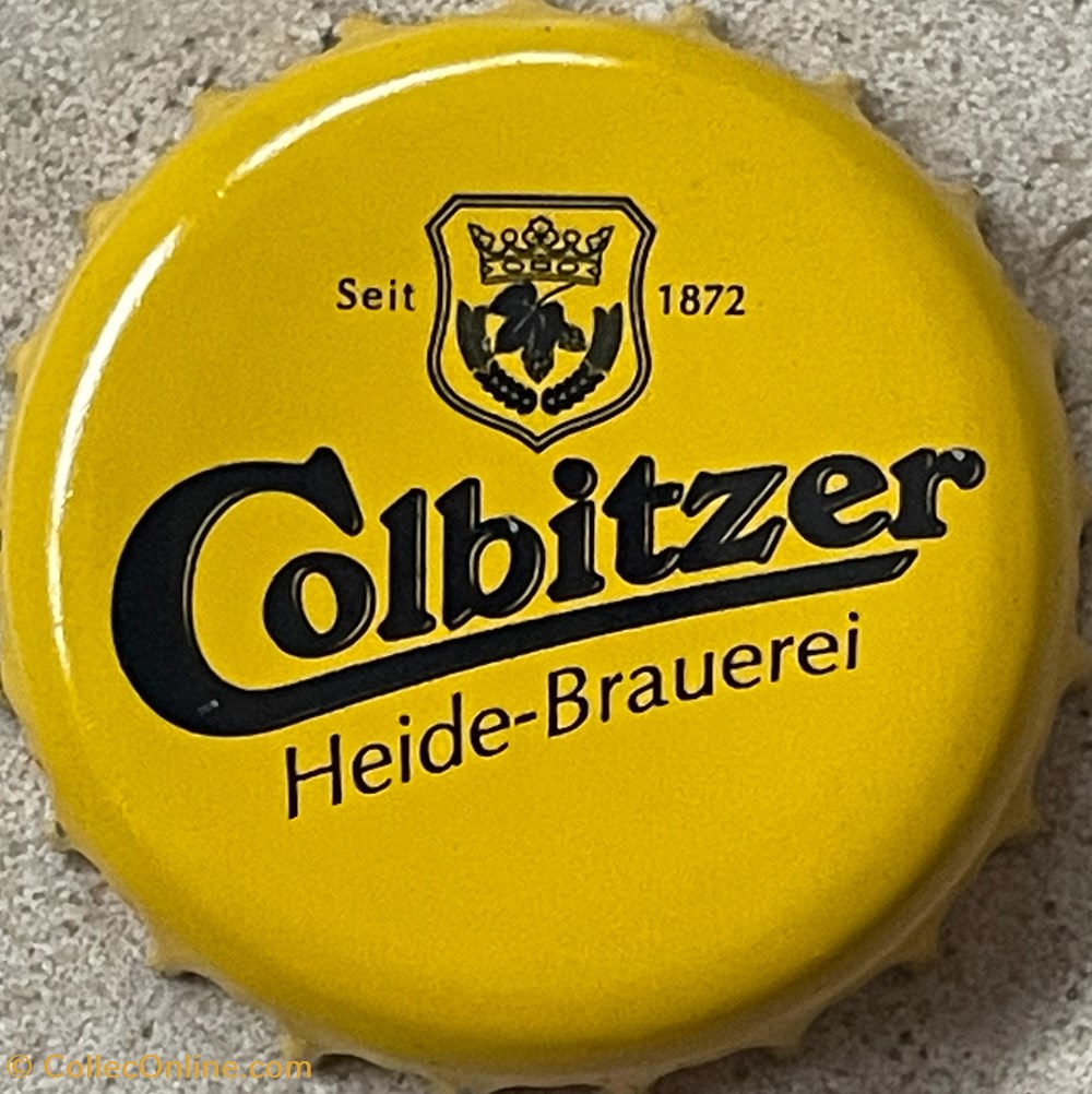 tampinhas de garrafas cerveja alemanha colbitzer