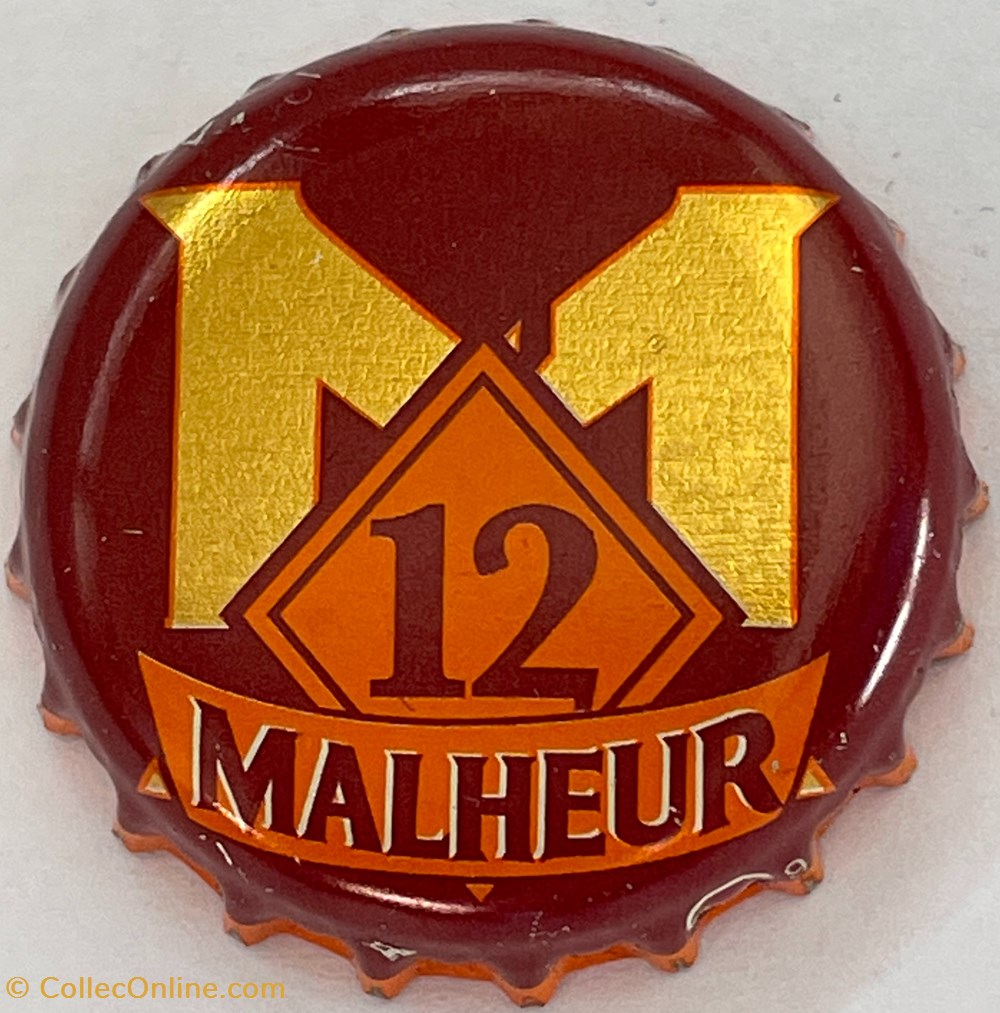 tampinhas de garrafas cerveja belgica malheur