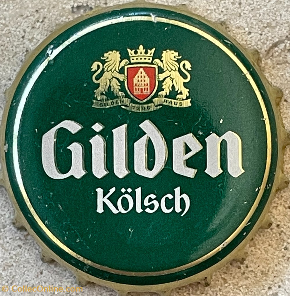 Gilden tampinhas garrafas cerveja alemanha gilden