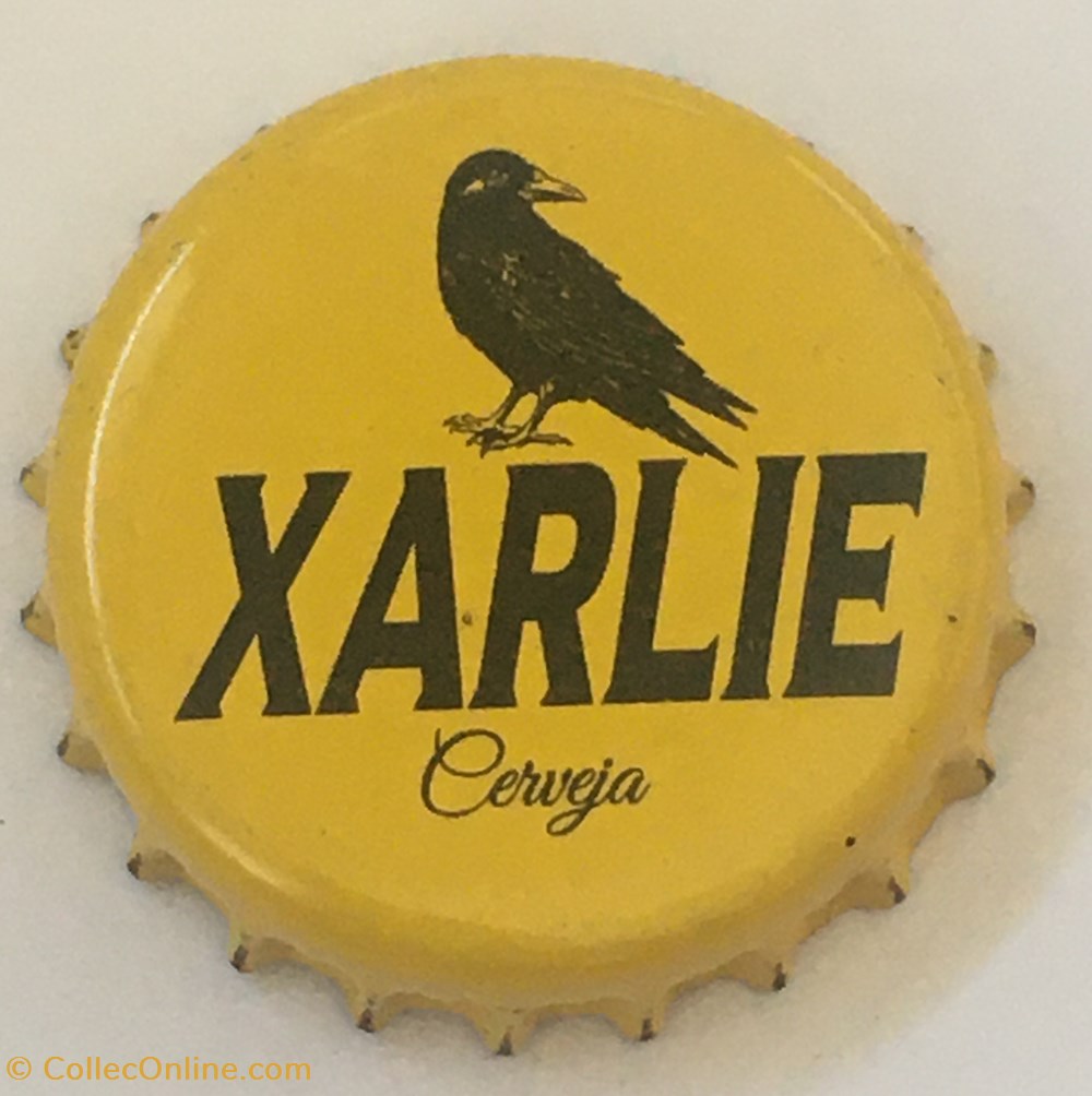 Xarlie tampinhas de garrafas cerveja portugal xarlie