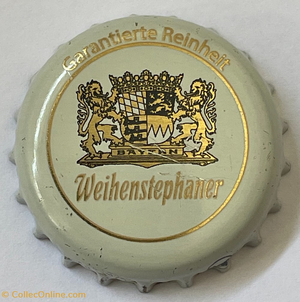 Weihenstephaner tampinhas de garrafas cerveja alemanha weihenstephaner