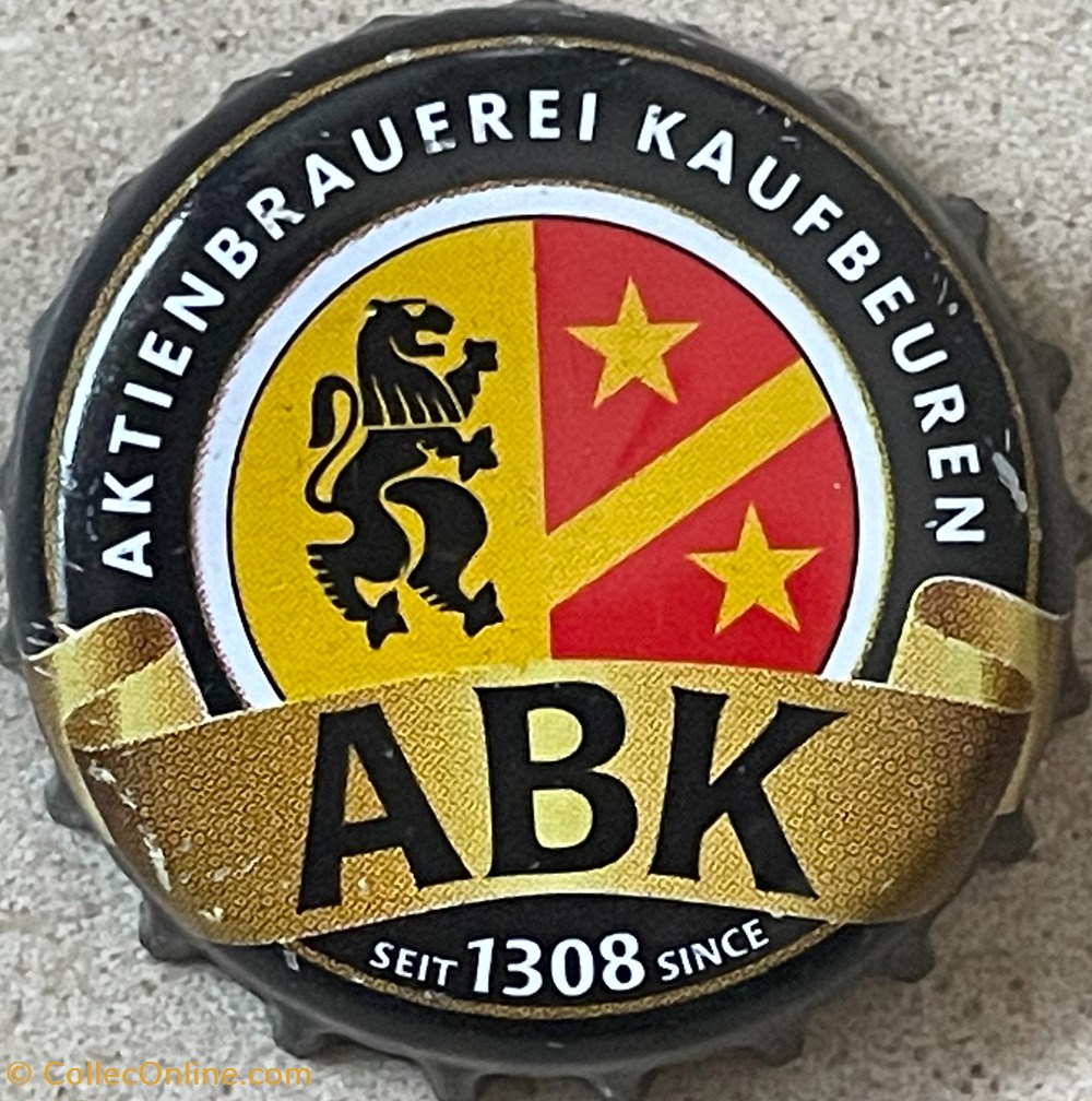 ABK tampinhas de garrafas cerveja alemanha abk
